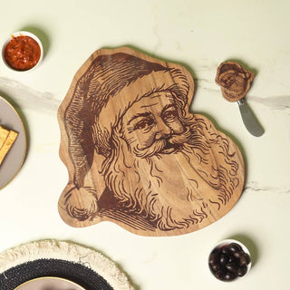 Santa Wood Board W/Spreader