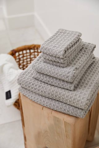 Pre Order Stone Waffle Bath Towel