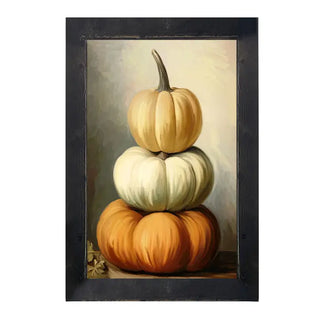 Stacked Pumpkins Portrait, 2 Size Options