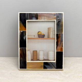 Horn Photo Frame White 5x7