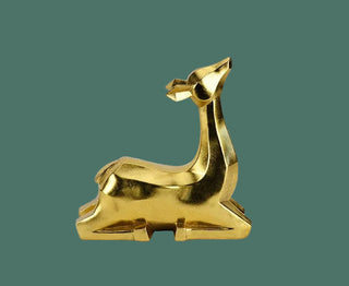 Gold Deer Figurine, 2 Style Options