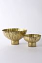 Golden Shine Footed Bowl, 2 Size Options