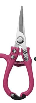 Carbon Steel Garden Pruning Shears w/ Enameled Handle