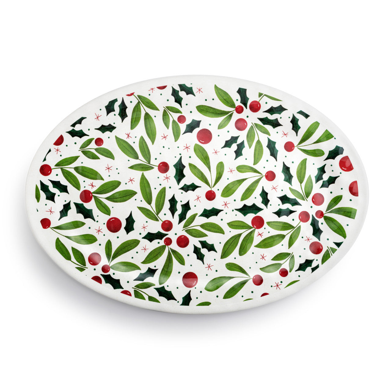 Holiday Melamine Oval Platter, Style Options