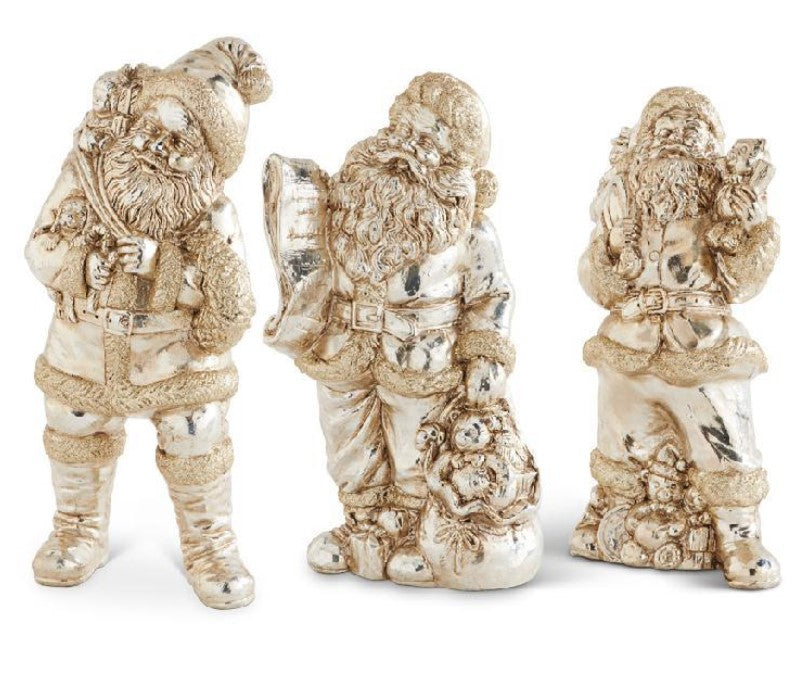 10 Inch Vintage Santa Figurines, Style Options