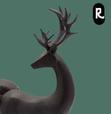 Black Resin Deer, Style Options