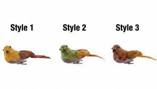 Feather Bird with Clip, 2 Style Options