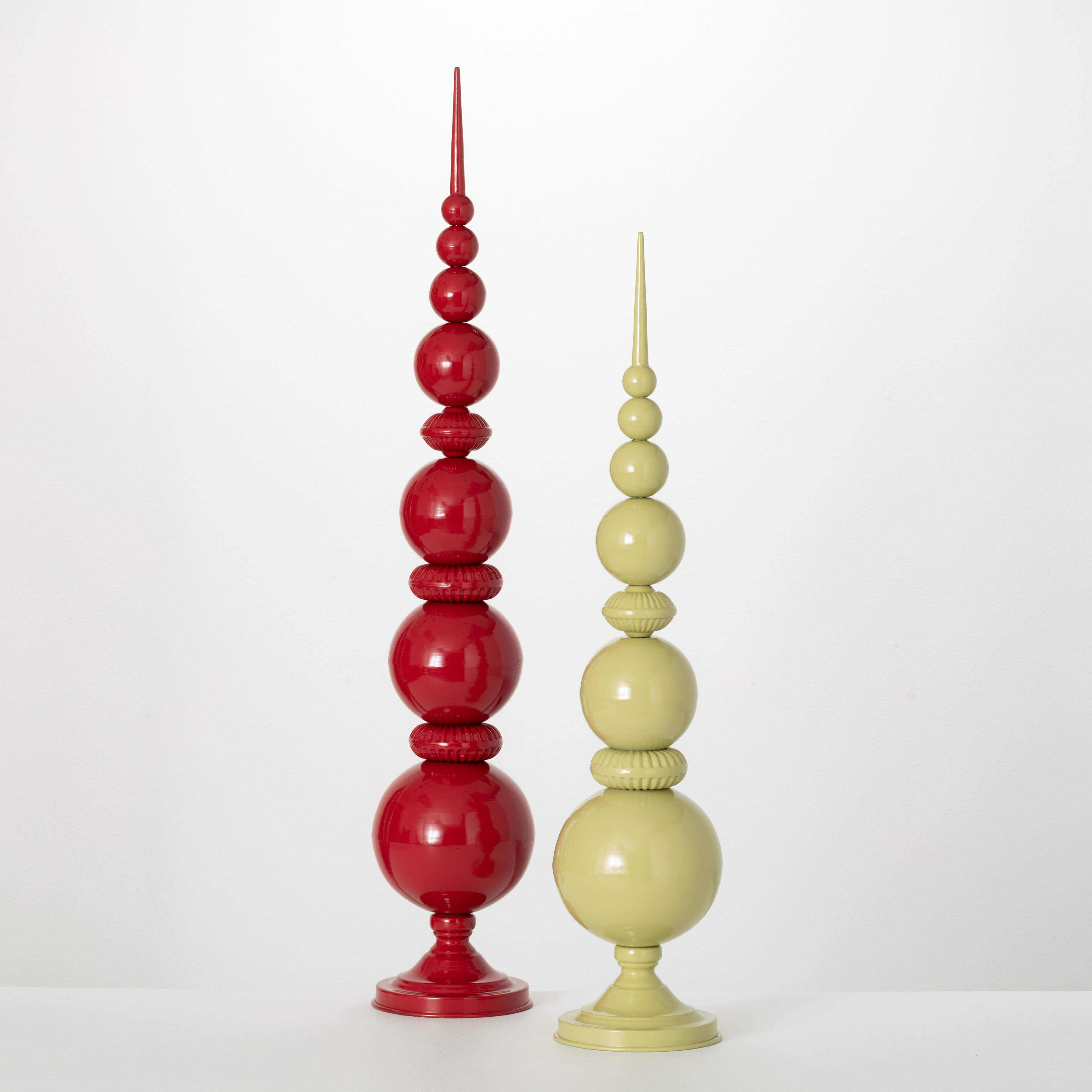 Holiday Finial Figurines, Color/Size Options