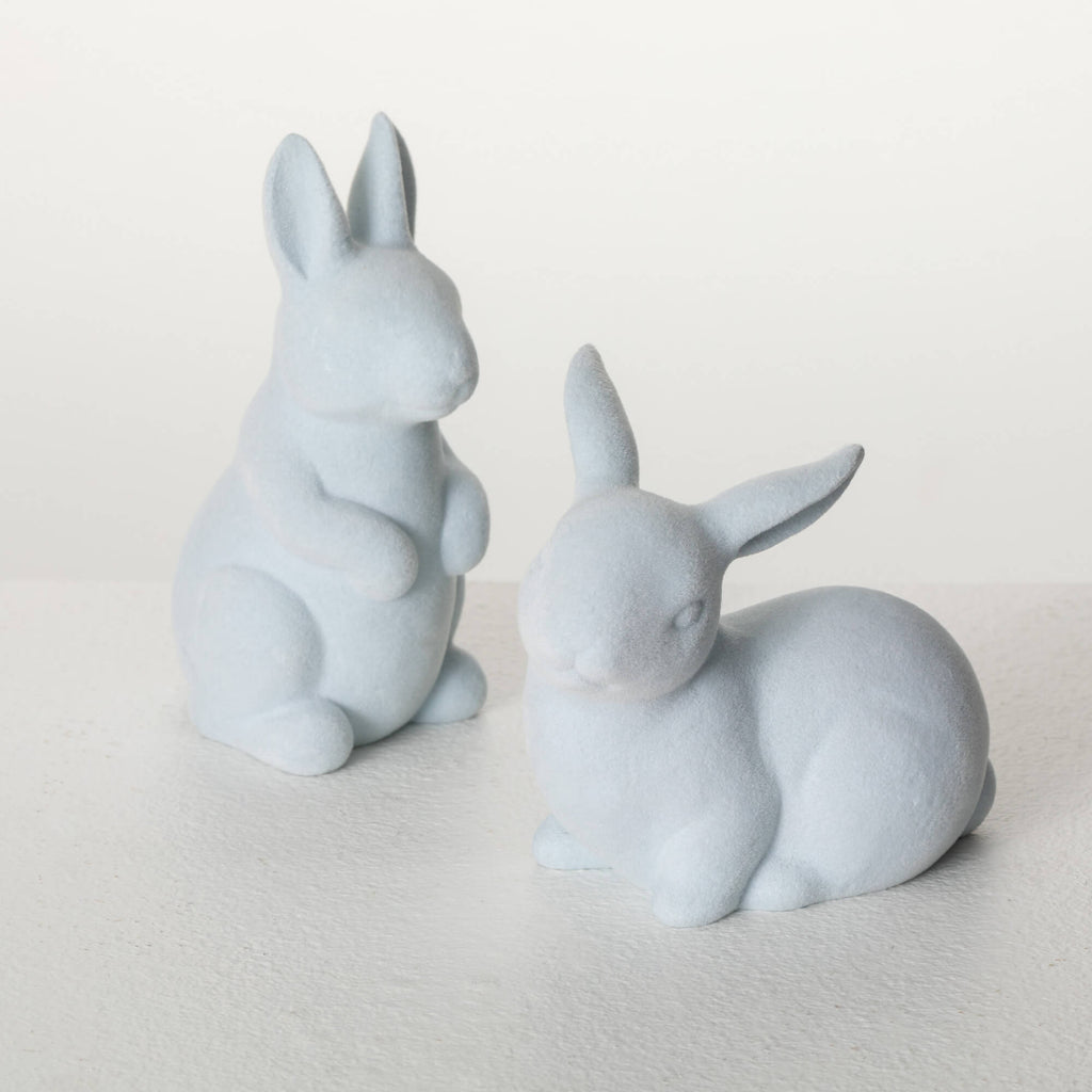 White Cutout Bunnies, Set of Two