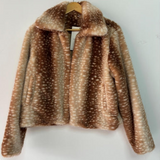 Pre Order Oh Deer Faux Fur Jacket