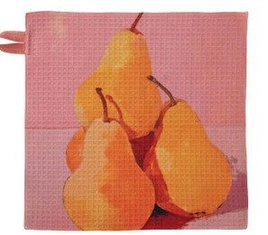 Printed Recycled Microfibre Two-Sided Dish Cloth & Tea Towel , 8 styles