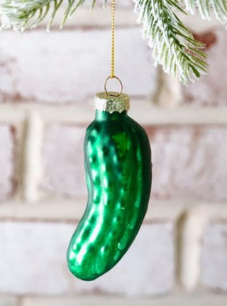 Glass Pickle Ornament