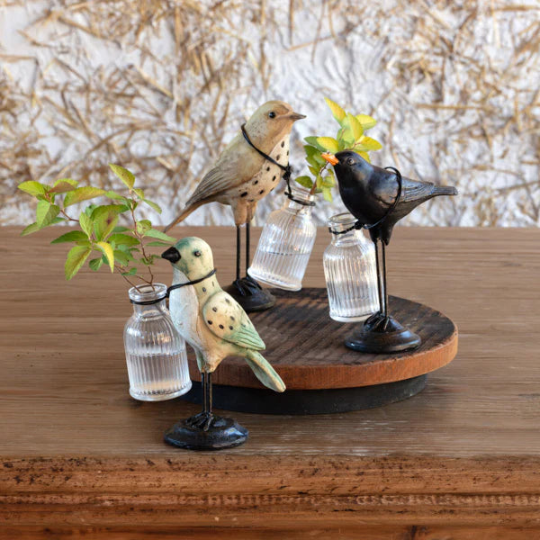 Assorted Bird Flower Holder, Assorted Styles