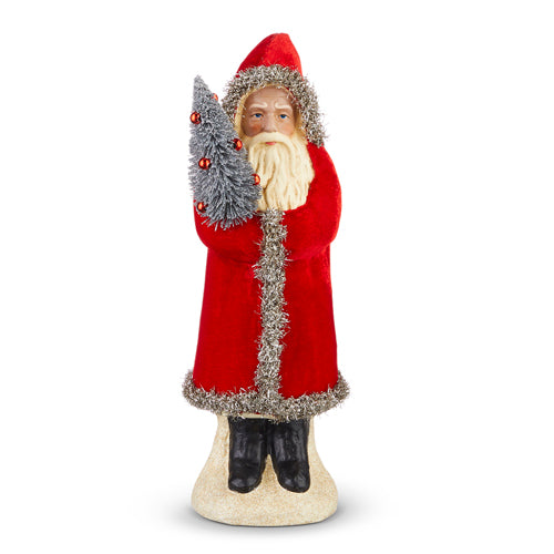 12" Velvet Santa, Color Options