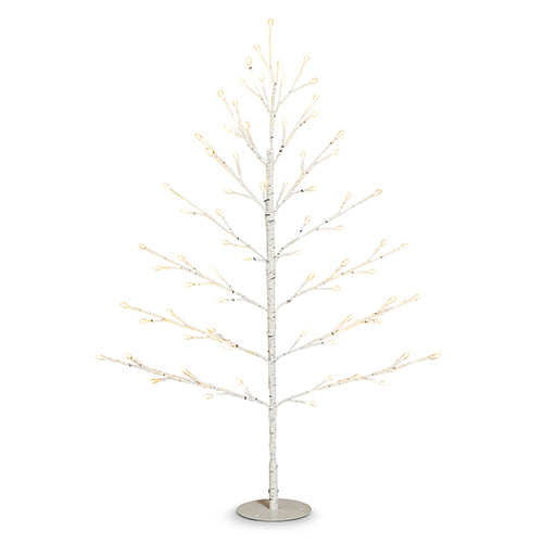 Birch Lighted Flat Tree, Size Options