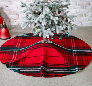 48" Tartan Tree Skirt, 2 Color Options