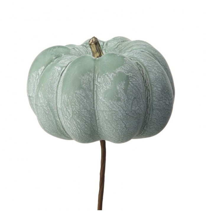 13" Weather Pumpkin on Stem Pick, Color Options