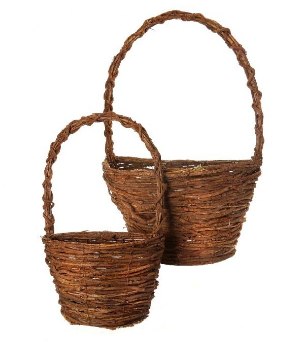 Grapevine Wall Basket, Size Options
