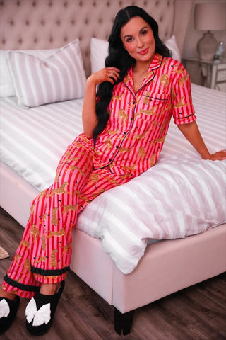 Savanna Soiree Ruffle Pajama Set