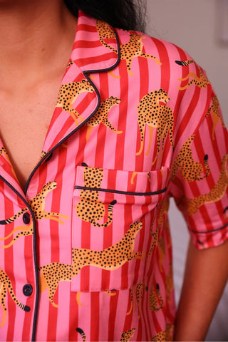 Savanna Soiree Ruffle Pajama Set