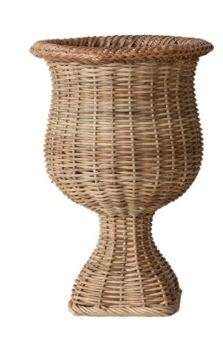 Natural Rattan Urn, 2 Size Options