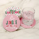 Christmas Reversible Paper Coasters, Style Options