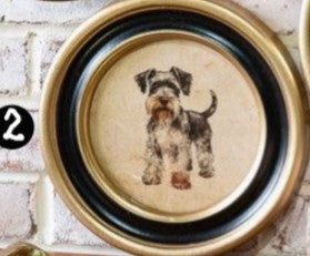 Framed Dog Print, 3 Style Options