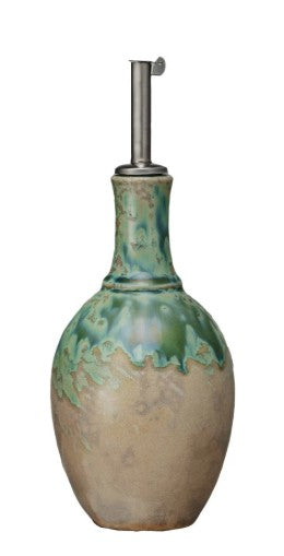 10 oz. Stoneware Oil Cruet, Style Options