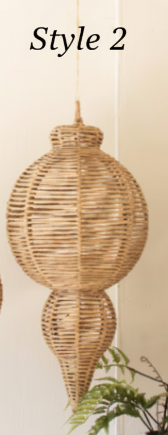 Seagrass Iron Ornament, 3 Style Options