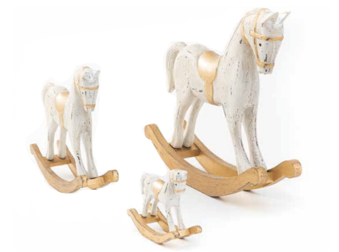 Wooden Rocking Horse, Size Options