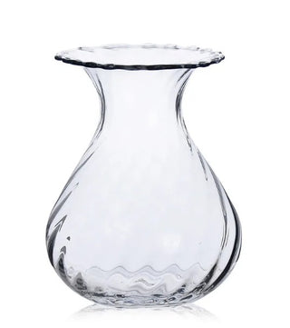 Wavy Glass Vase, 2 Style Options
