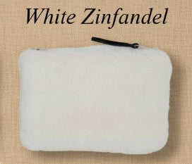 Faux Fur Fabric Zip Pouch, 4 Color Options