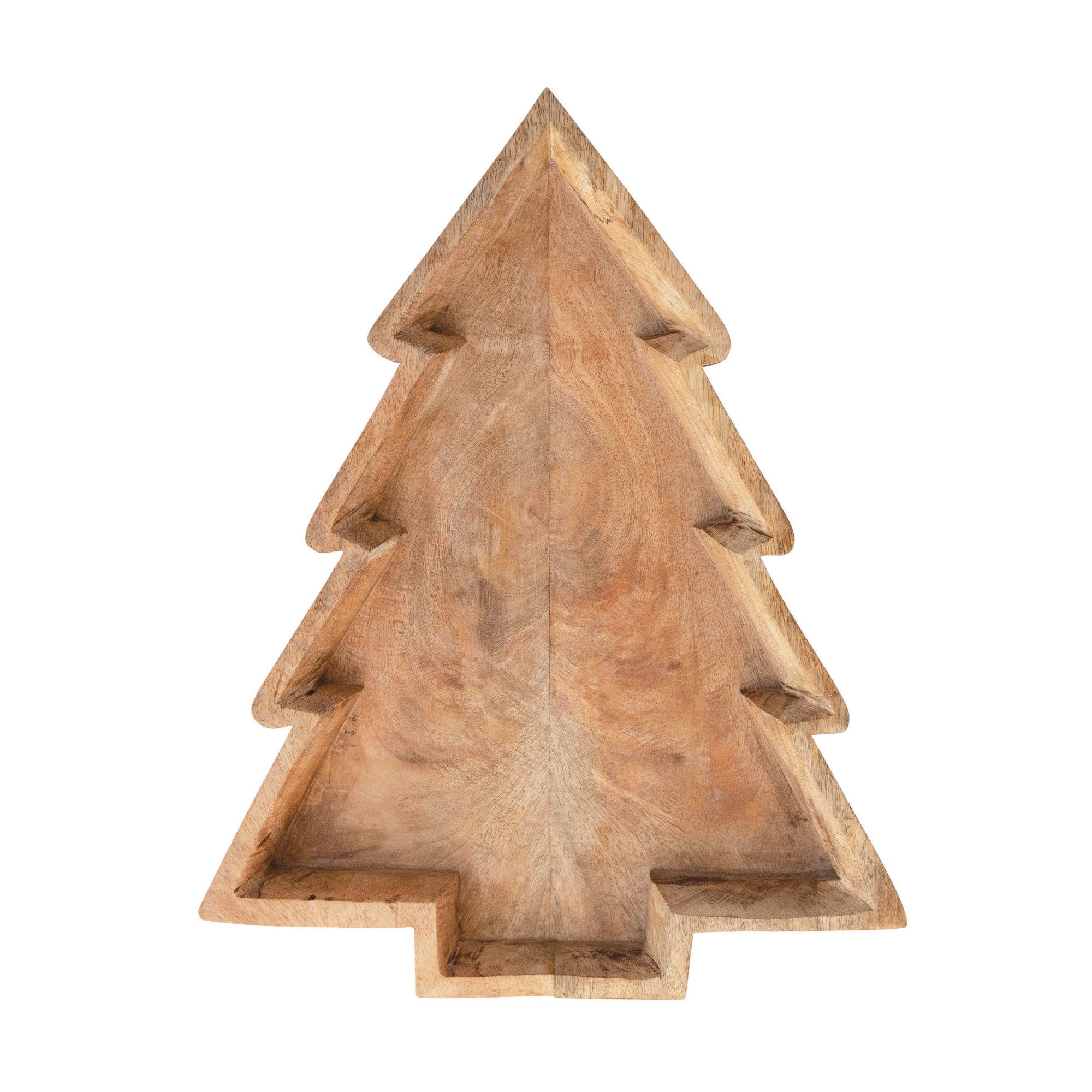 Mango Wood Tree Shaped Tray