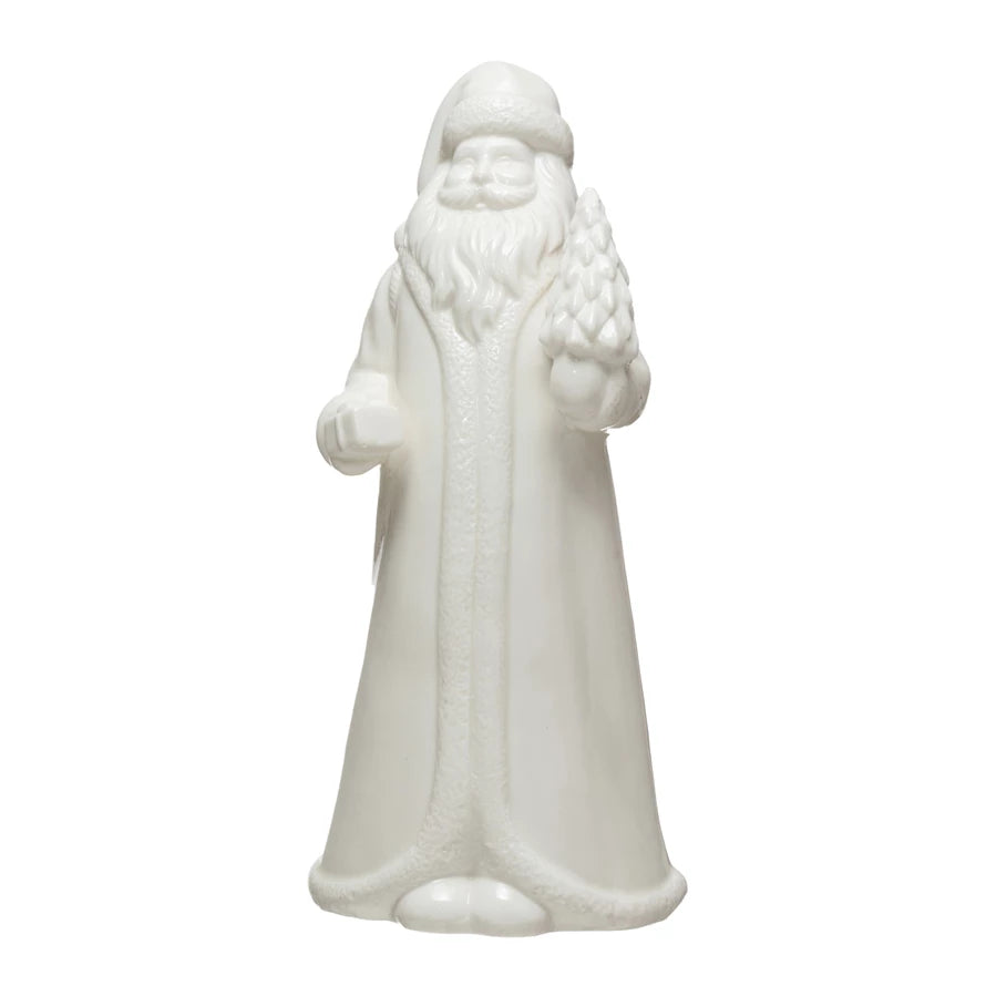 10"h Stoneware Santa