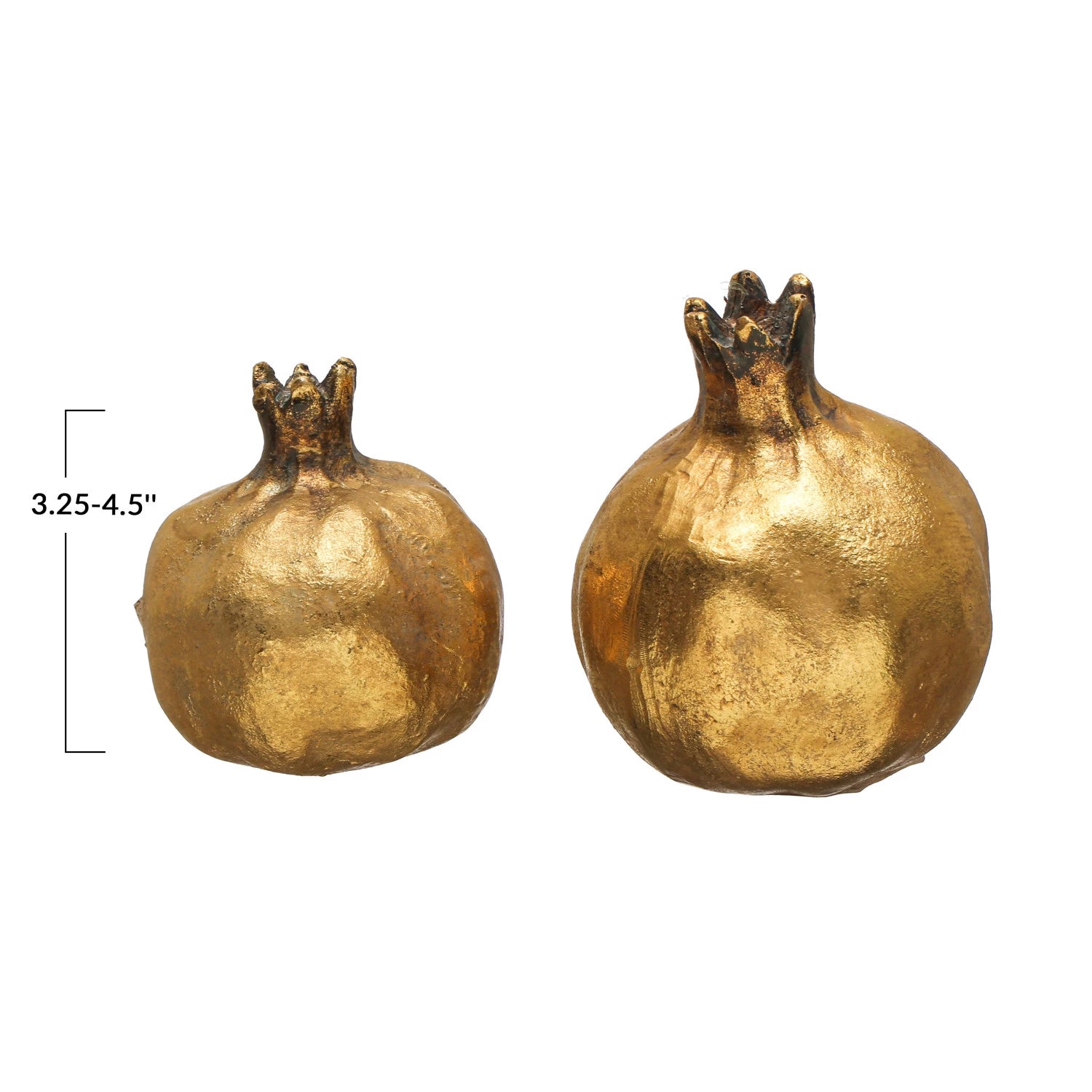 Set of 2 Resin Pomegranate