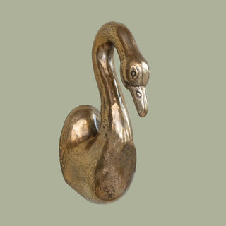 Cast Aluminum Goose Head Wall Décor