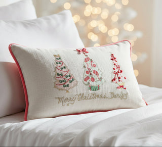 "Merry Christmas Darling" Lumbar Pillow