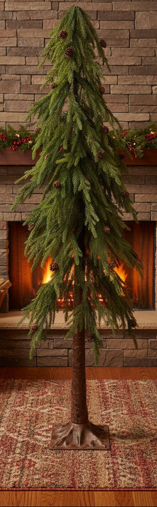 Ming Pine and Pinecone Tree, 3 Size Options