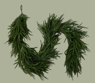 6'L Real Touch Deluxe Ming Pine Garland