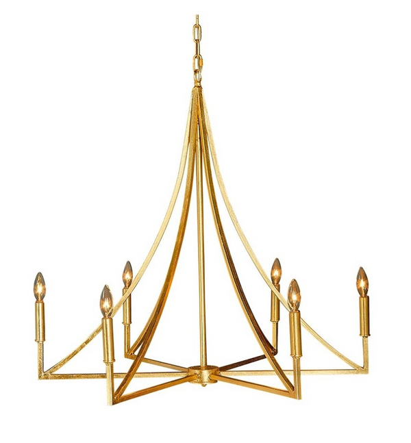 ELITE 6 LIGHTS CHANDELIER