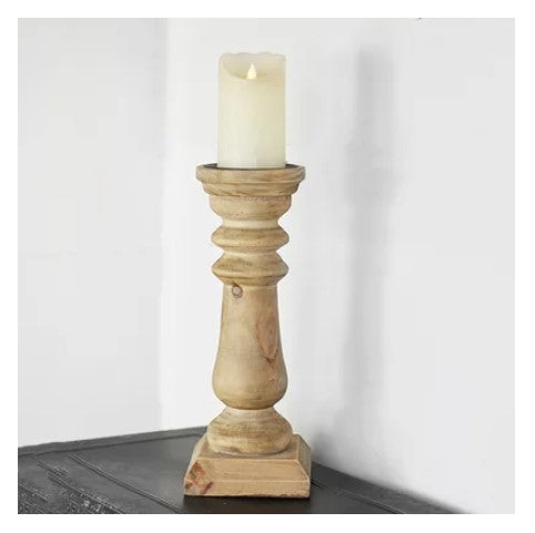 Wooden Candle Holder, Two Size Options
