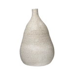 11 3/4" Distressed Terracotta Vase with Glaze