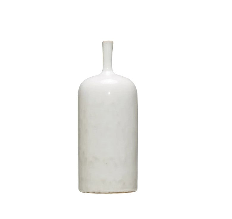 Stoneware Vase with Glaze, Assorted Sizes