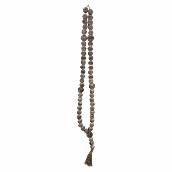 Clay Beads with Tassel- 3 Colors