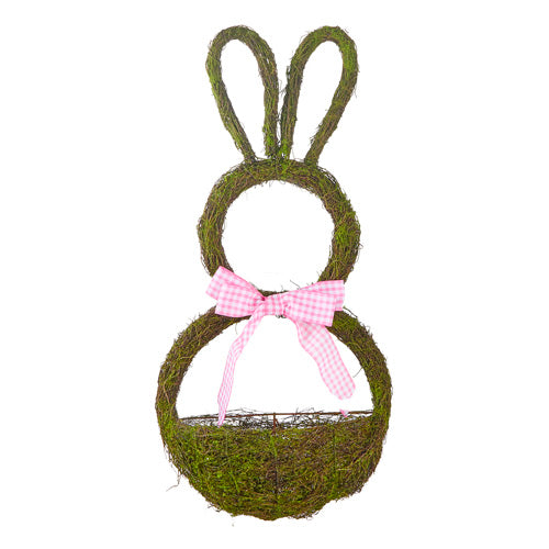 24" Bunny Wreath Basket