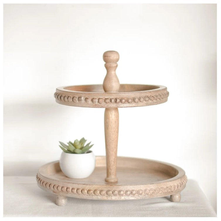 Two Tier Wooden Riser