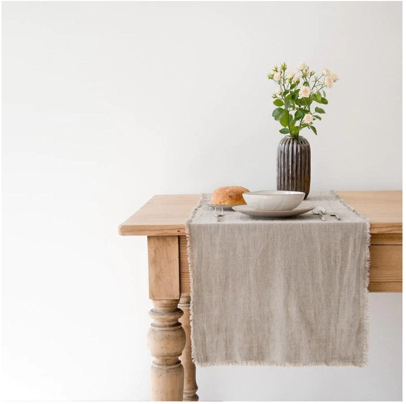 Linen Table Runner, Four Color Options